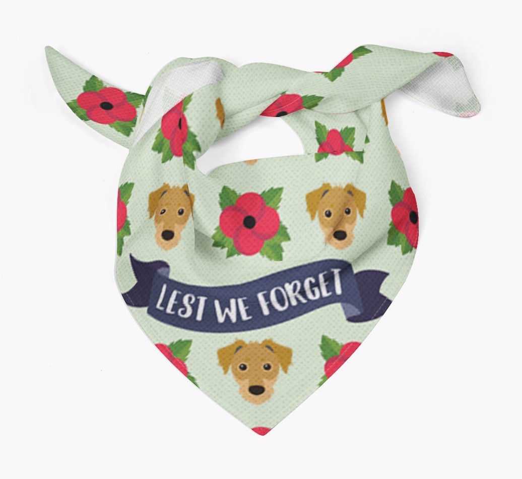 'Lest We Forget' - Personalised {breedFullName} Remembrance Day Banana