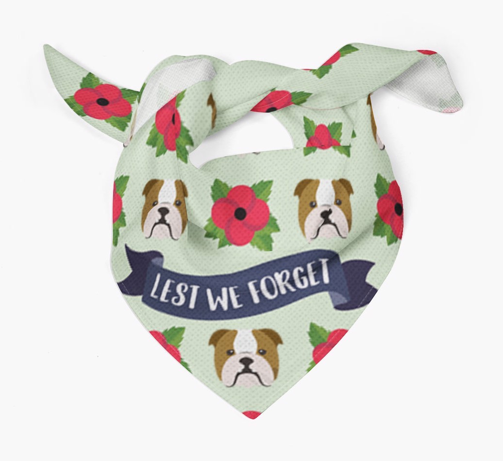'Lest We Forget' - Personalised {breedFullName} Remembrance Day Banana