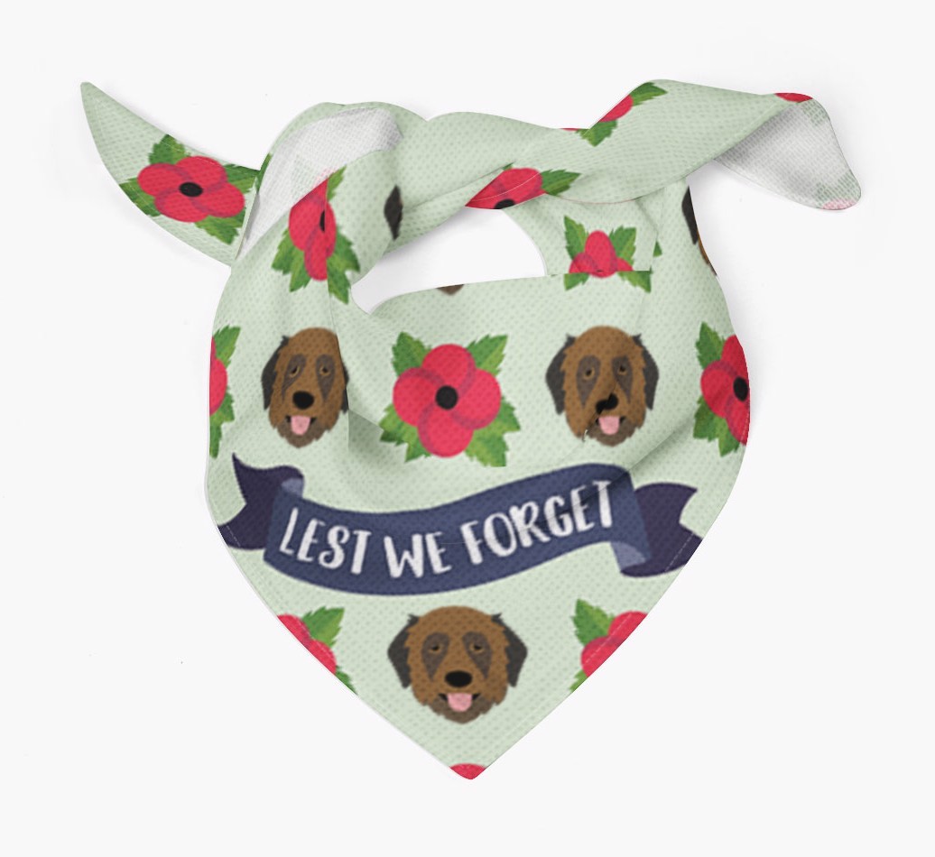 'Lest We Forget' - Personalised {breedFullName} Remembrance Day Banana