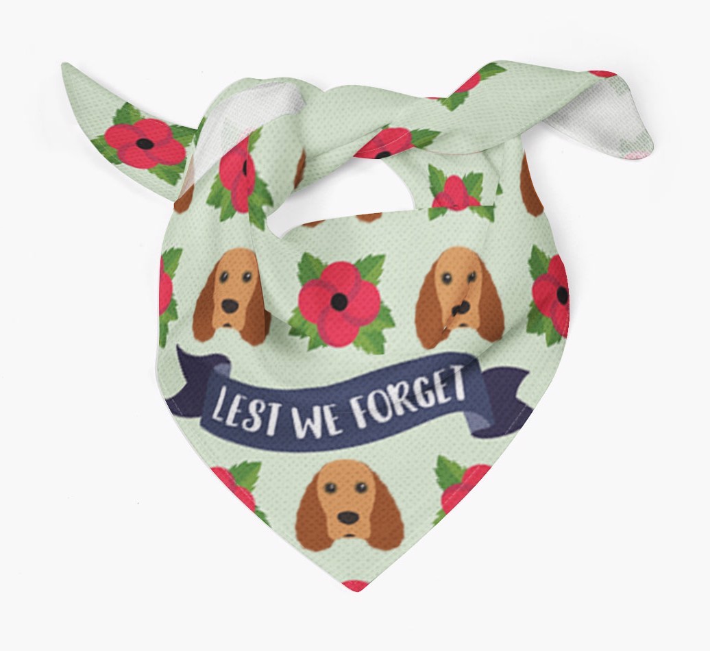 'Lest We Forget' - Personalised {breedFullName} Remembrance Day Banana