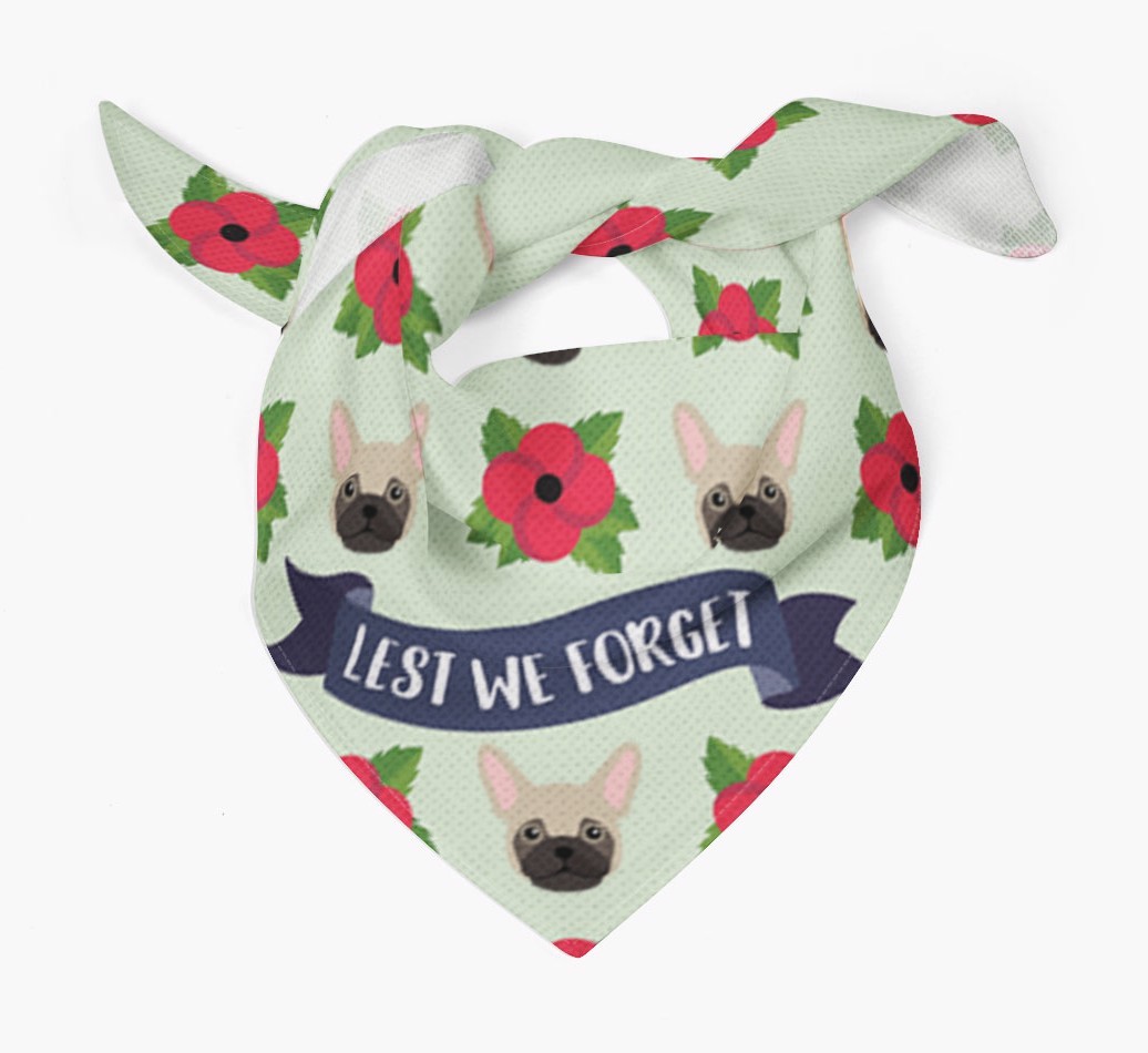 'Lest We Forget' - Personalised {breedFullName} Remembrance Day Banana