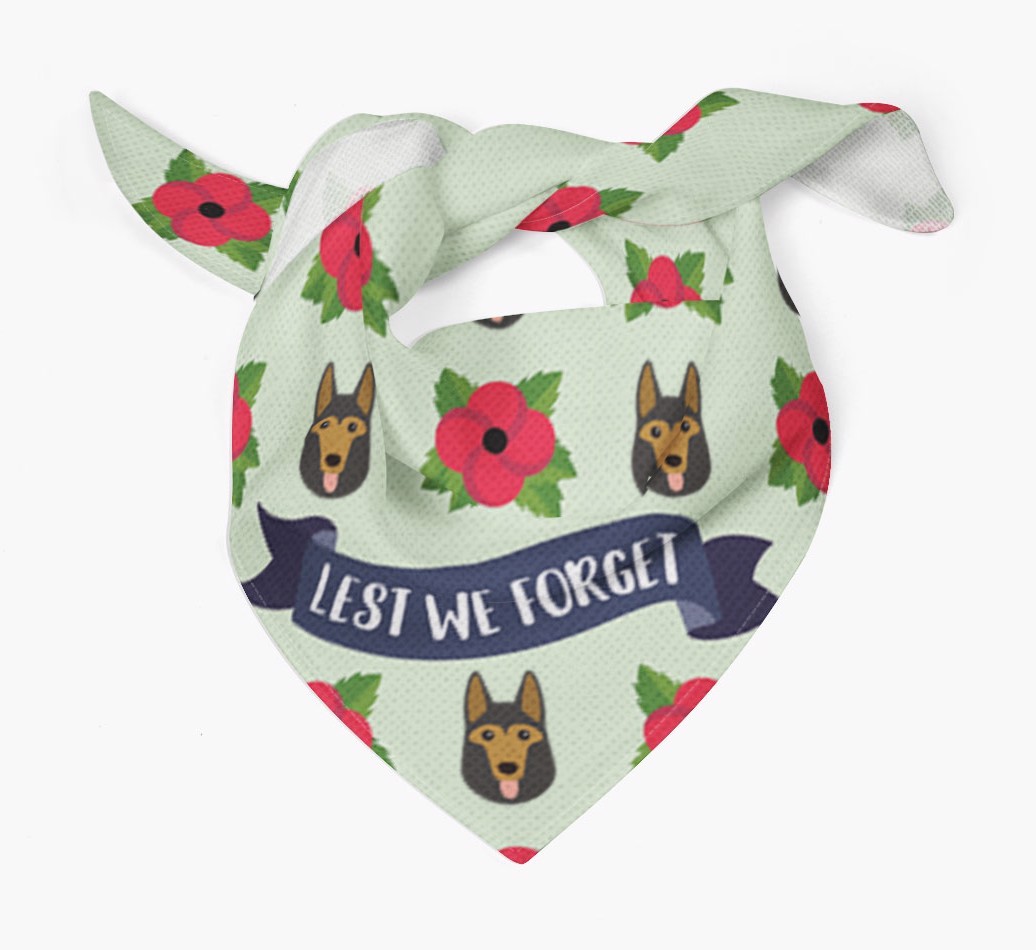 'Lest We Forget' - Personalised {breedFullName} Remembrance Day Banana