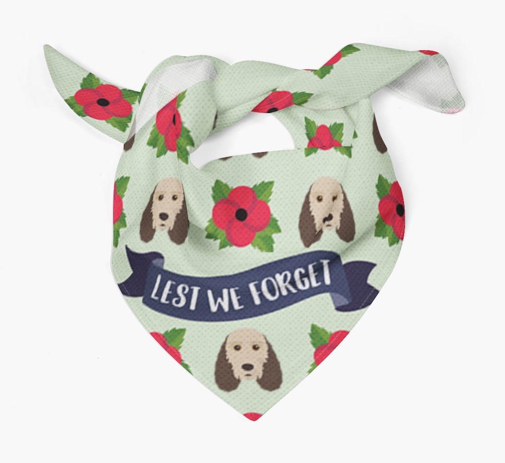 'Lest We Forget' - Personalised {breedFullName} Remembrance Day Banana