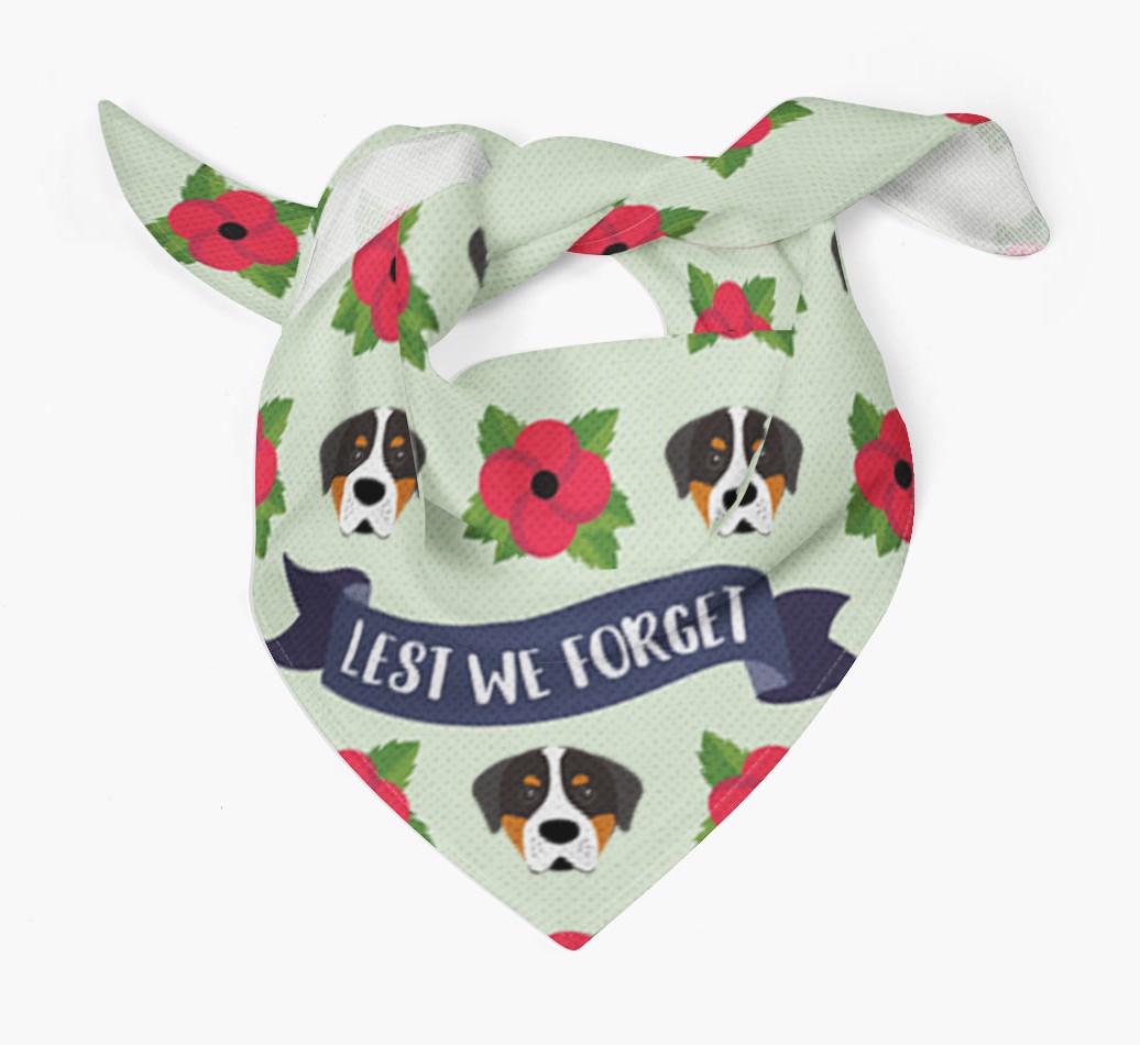 'Lest We Forget' - Personalised {breedFullName} Remembrance Day Banana
