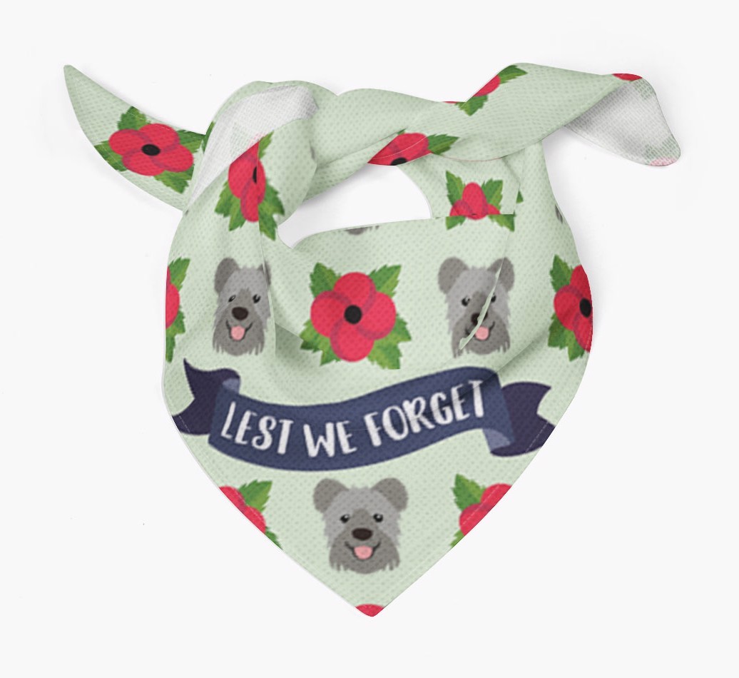 'Lest We Forget' - Personalised {breedFullName} Remembrance Day Banana