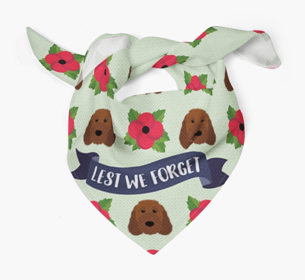 'Lest We Forget' - Personalised {breedFullName} Remembrance Day Banana