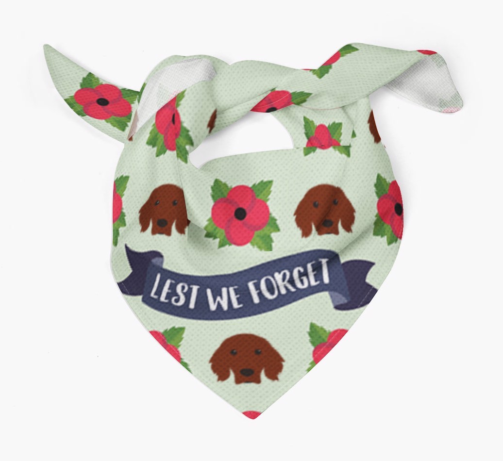 'Lest We Forget' - Personalised {breedFullName} Remembrance Day Banana