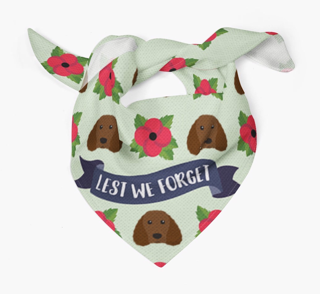 'Lest We Forget' - Personalised {breedFullName} Remembrance Day Banana