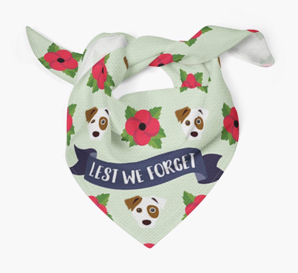 'Lest We Forget' - Personalised {breedFullName} Remembrance Day Banana