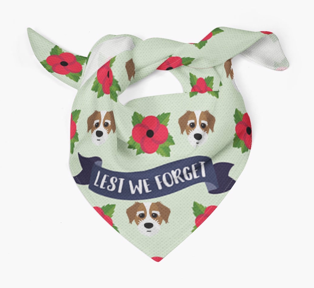 'Lest We Forget' - Personalised {breedFullName} Remembrance Day Banana