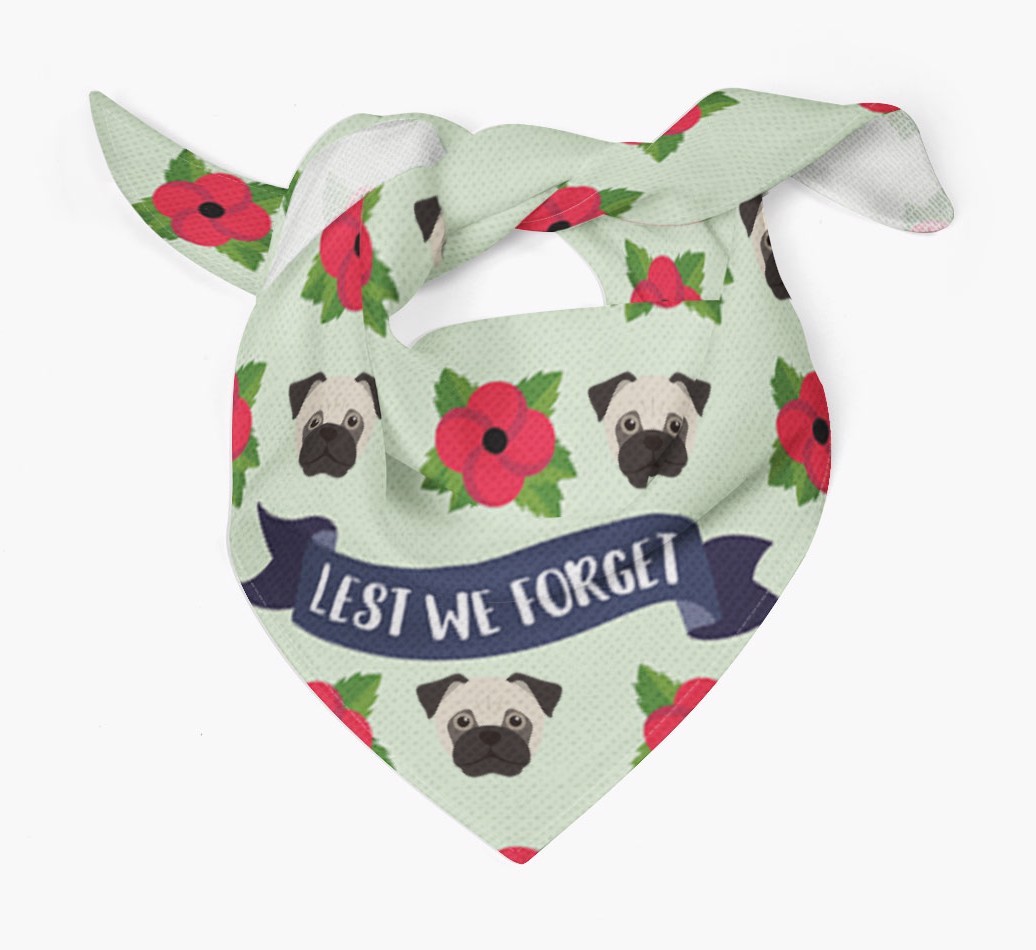 'Lest We Forget' - Personalised {breedFullName} Remembrance Day Banana