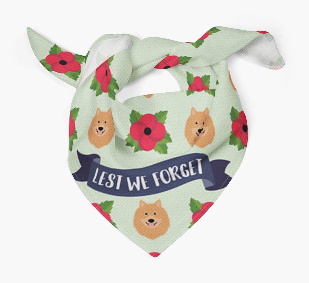 'Lest We Forget' - Personalised {breedFullName} Remembrance Day Banana