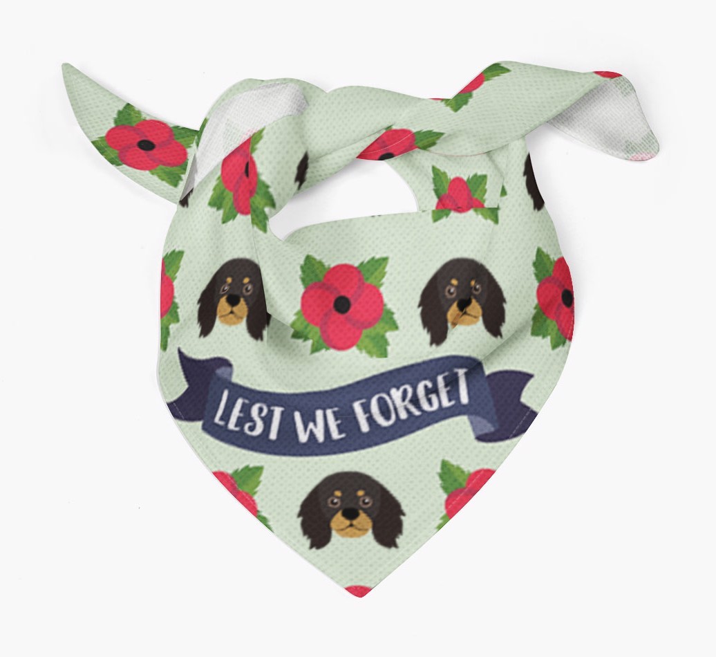 'Lest We Forget' - Personalised {breedFullName} Remembrance Day Banana