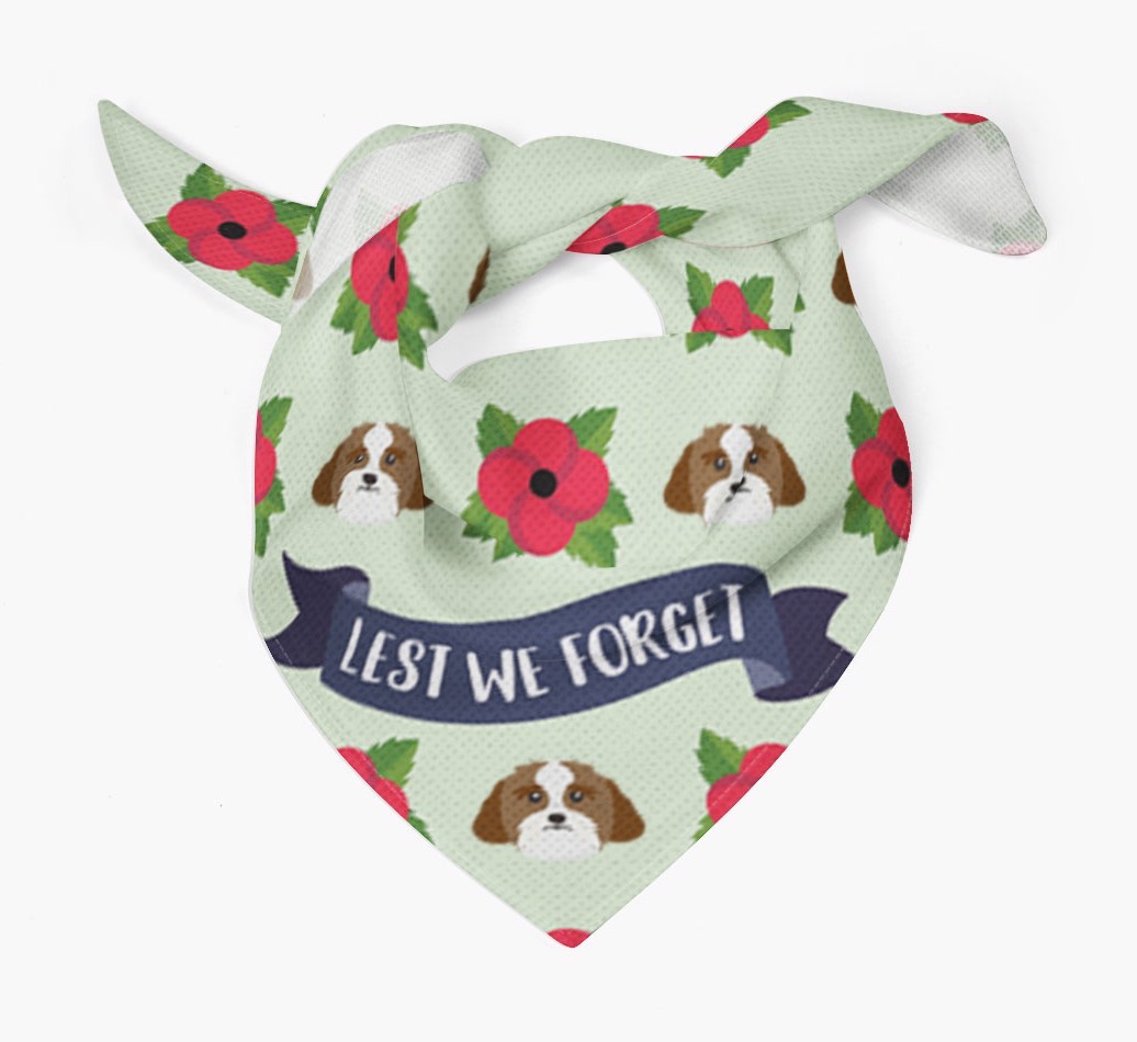 'Lest We Forget' - Personalised {breedFullName} Remembrance Day Banana