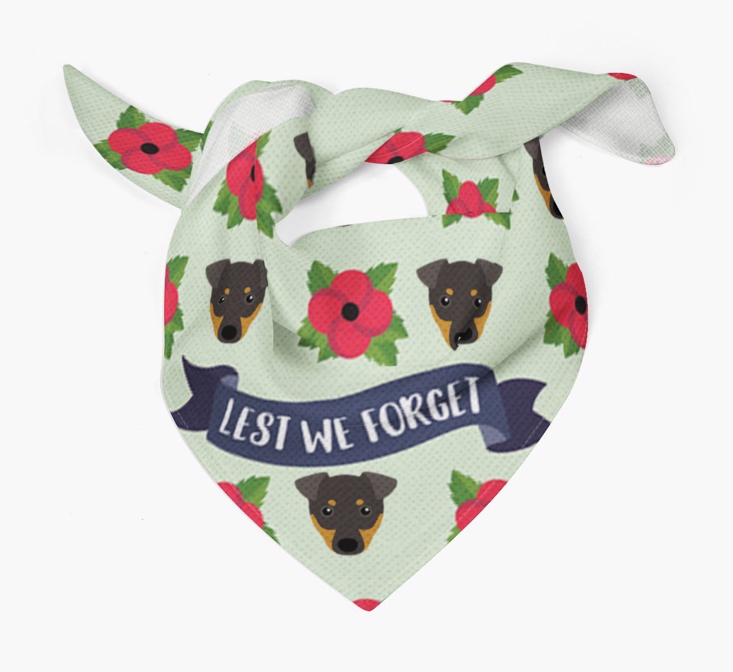 'Lest We Forget' - Personalised {breedFullName} Remembrance Day Banana