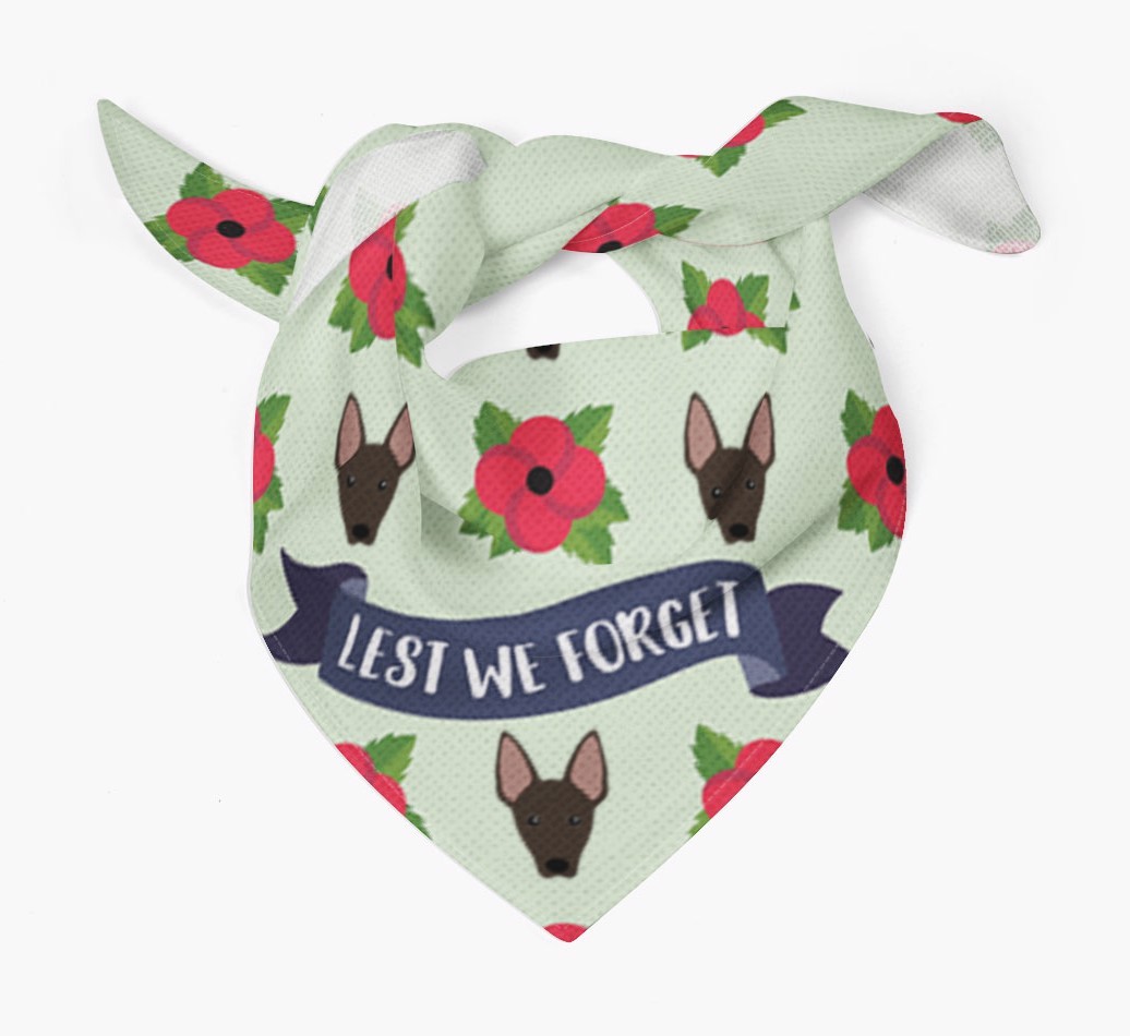 'Lest We Forget' - Personalised {breedFullName} Remembrance Day Banana