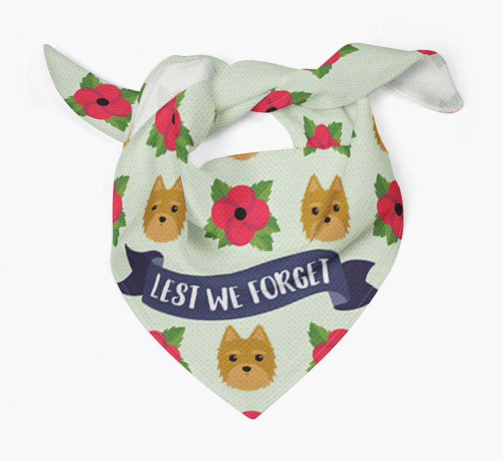 'Lest We Forget' - Personalised {breedFullName} Remembrance Day Banana