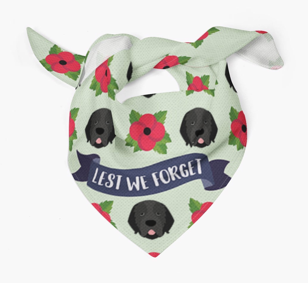 'Lest We Forget' - Personalised {breedFullName} Remembrance Day Banana