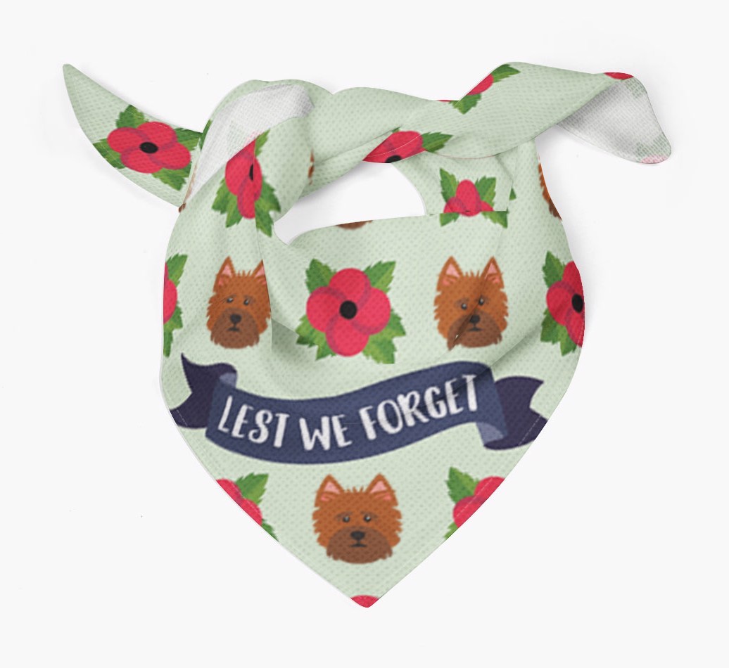'Lest We Forget' - Personalised {breedFullName} Remembrance Day Banana
