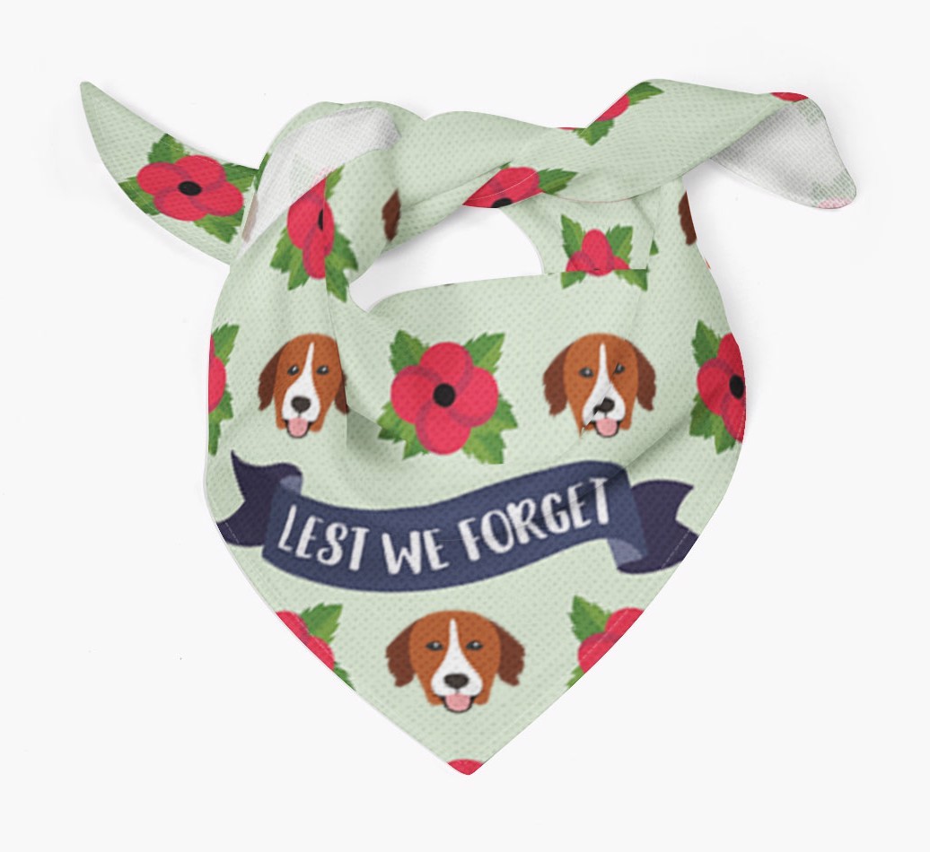 'Lest We Forget' - Personalised {breedFullName} Remembrance Day Banana