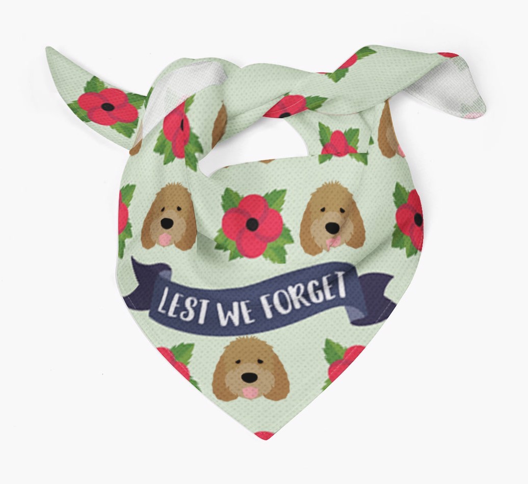 'Lest We Forget' - Personalised {breedFullName} Remembrance Day Banana