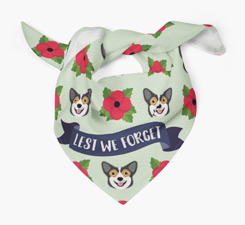 'Lest We Forget' - Personalised {breedFullName} Remembrance Day Banana