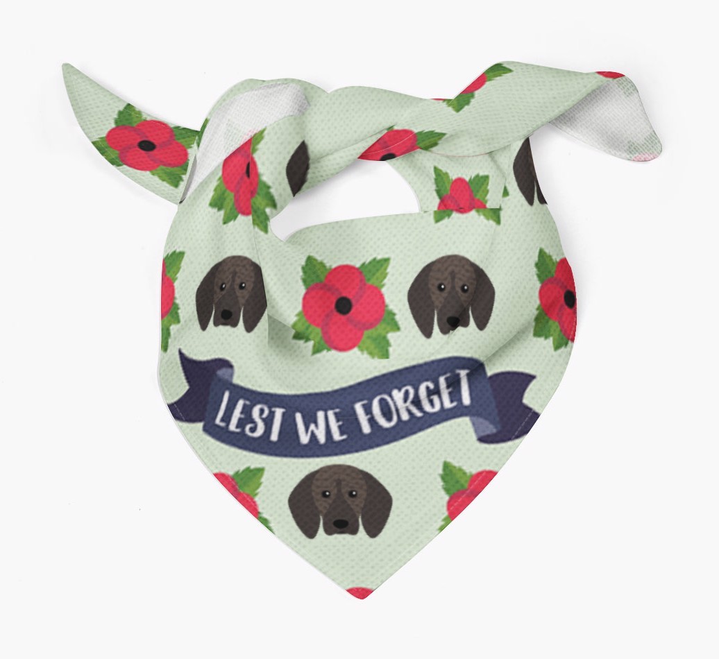 'Lest We Forget' - Personalised {breedFullName} Remembrance Day Banana