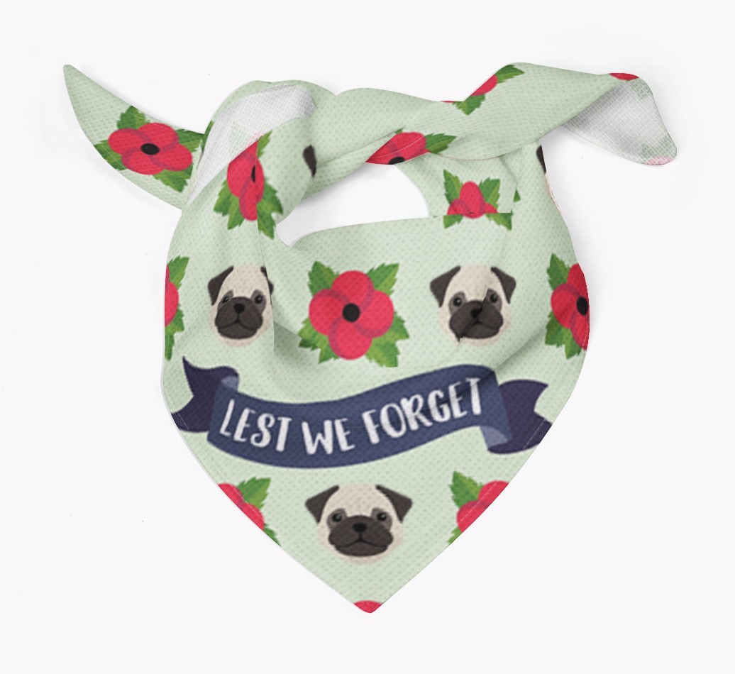 'Lest We Forget' - Personalised {breedFullName} Remembrance Day Banana