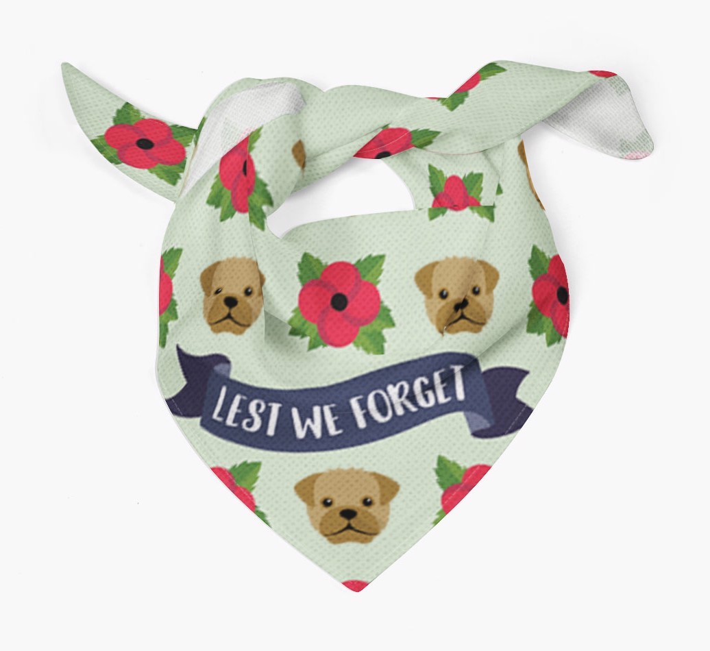 'Lest We Forget' - Personalised {breedFullName} Remembrance Day Banana