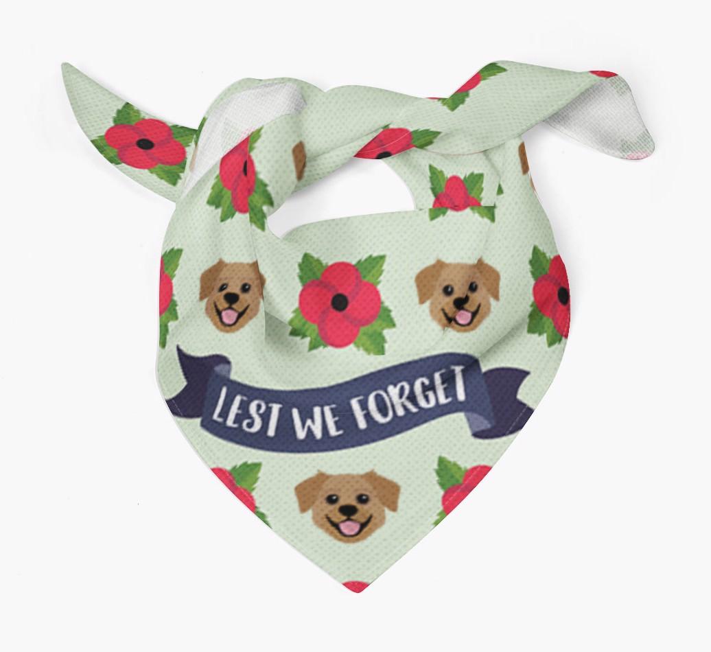 'Lest We Forget' - Personalised {breedFullName} Remembrance Day Banana