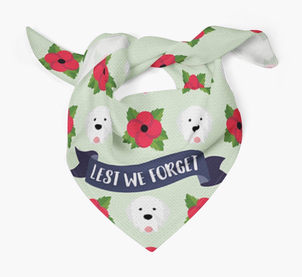 'Lest We Forget' - Personalised {breedFullName} Remembrance Day Banana
