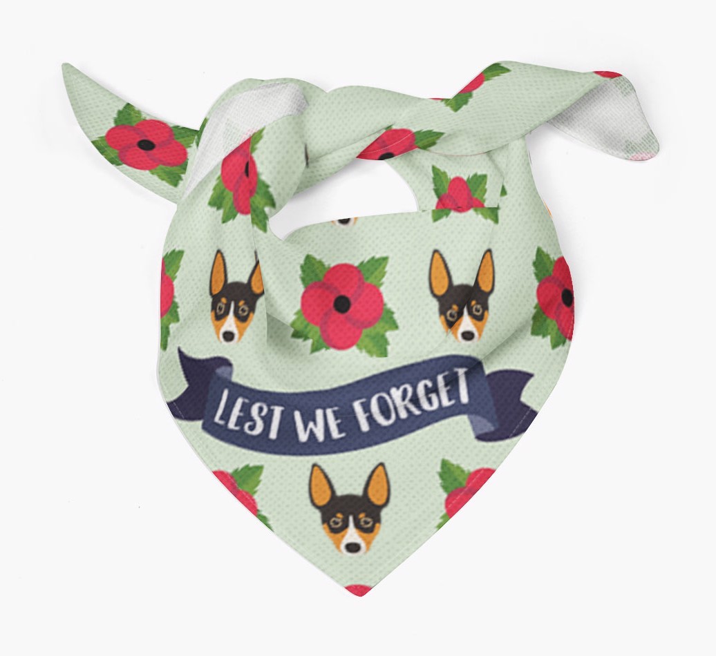 'Lest We Forget' - Personalised {breedFullName} Remembrance Day Banana