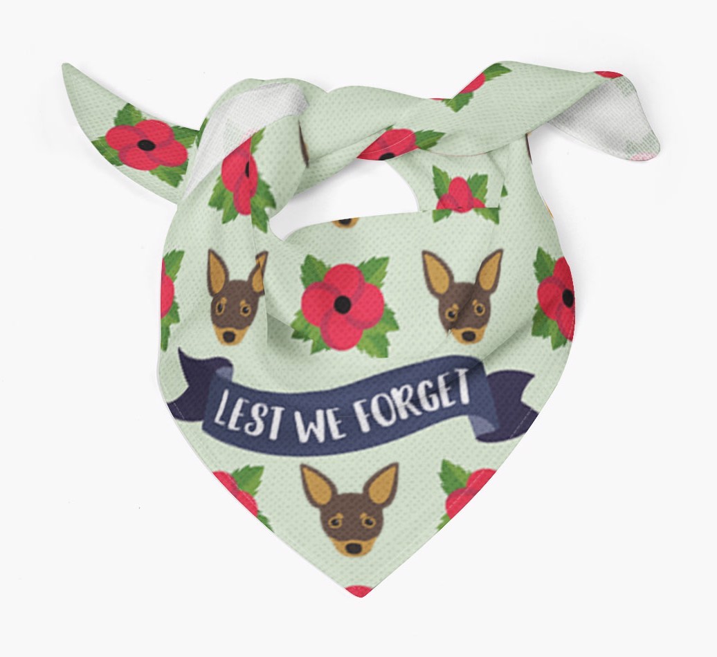 'Lest We Forget' - Personalised {breedFullName} Remembrance Day Banana