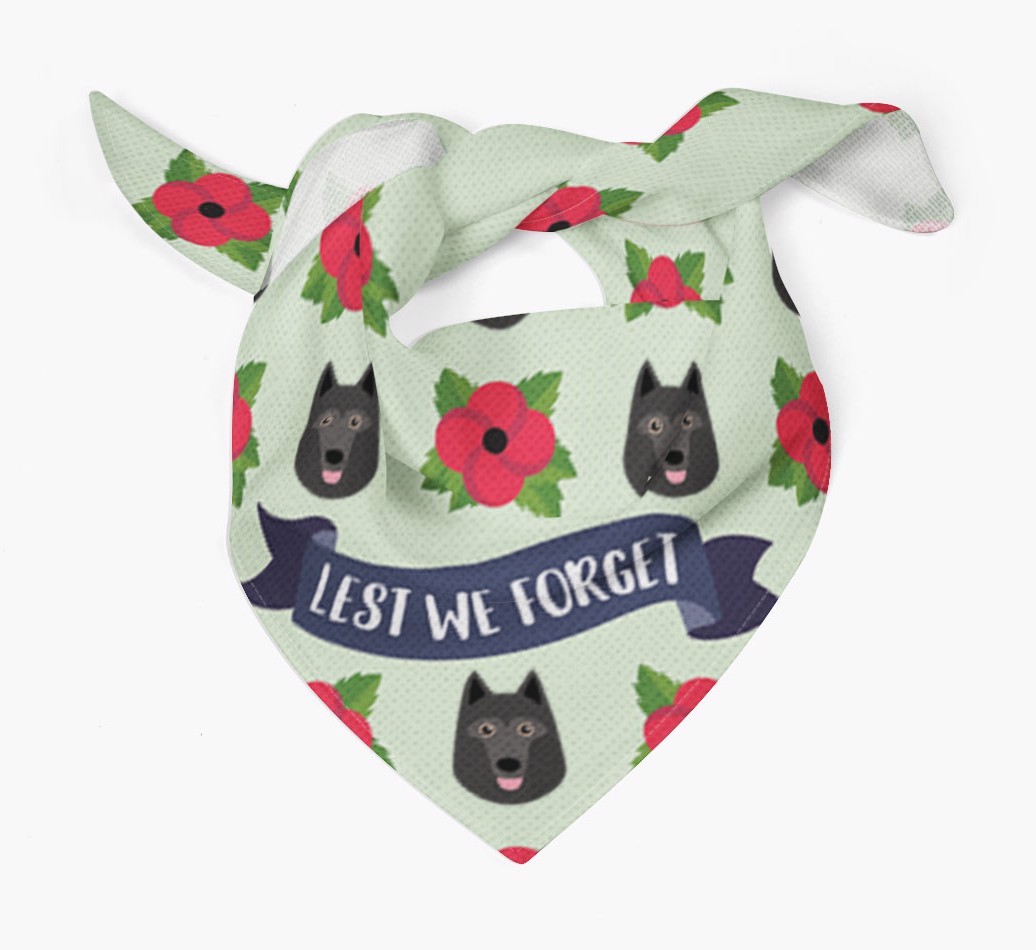 'Lest We Forget' - Personalised {breedFullName} Remembrance Day Banana