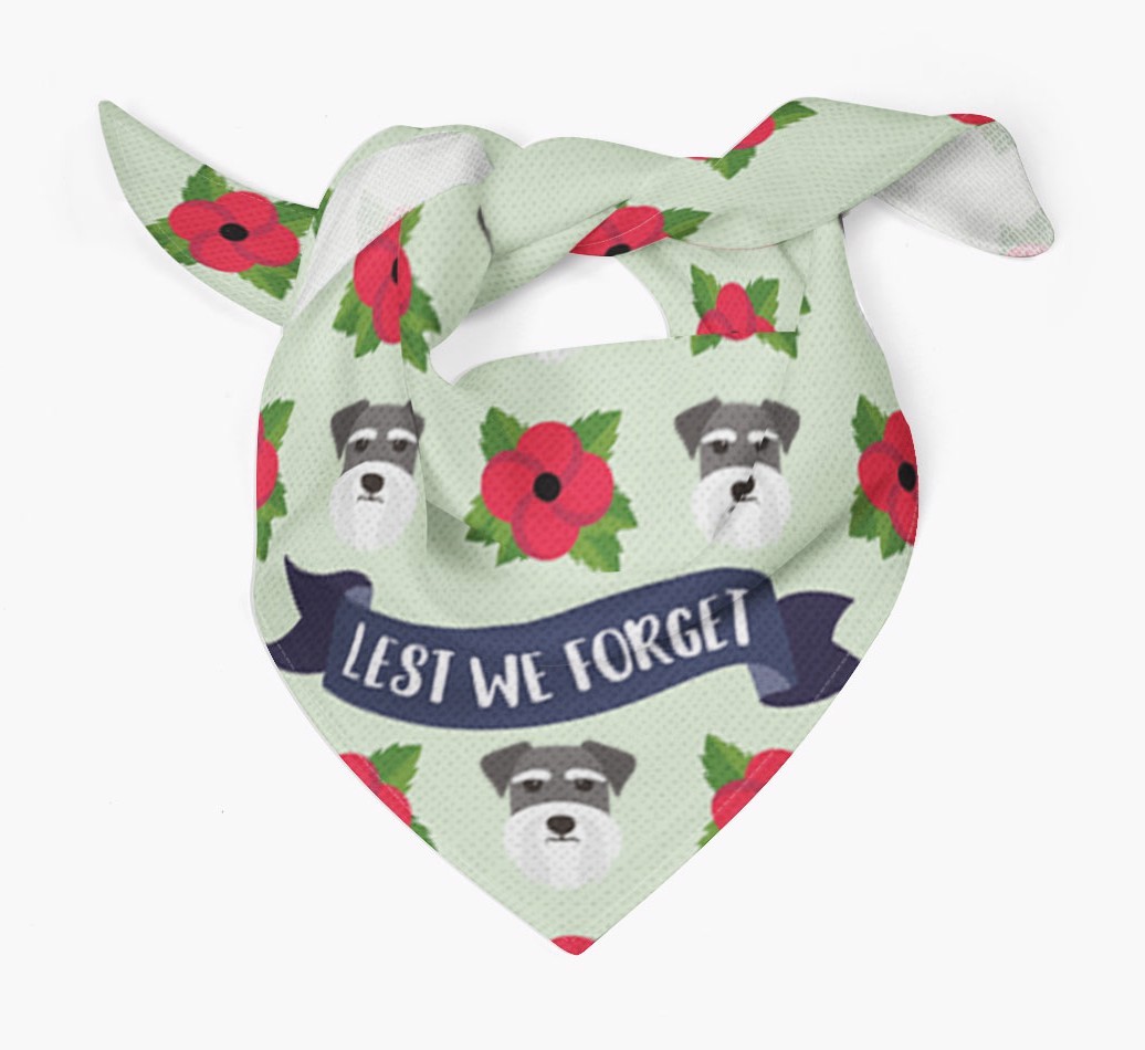 'Lest We Forget' - Personalised {breedFullName} Remembrance Day Banana