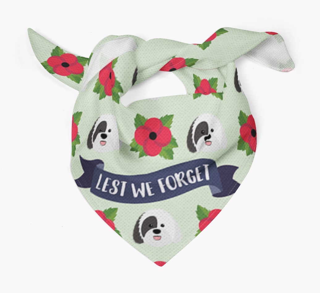 'Lest We Forget' - Personalised {breedFullName} Remembrance Day Banana