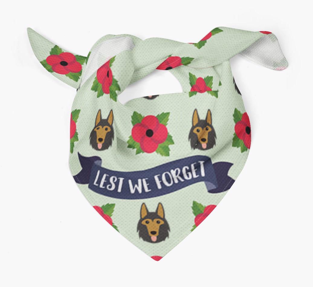 'Lest We Forget' - Personalised {breedFullName} Remembrance Day Banana