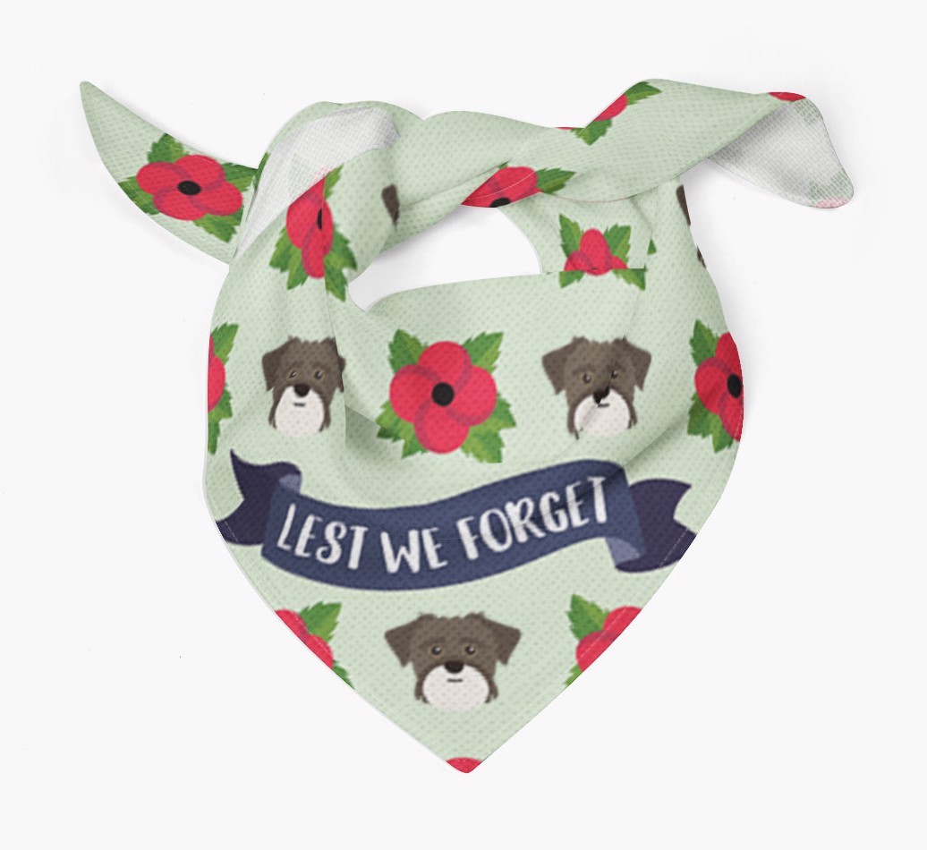 'Lest We Forget' - Personalised {breedFullName} Remembrance Day Banana