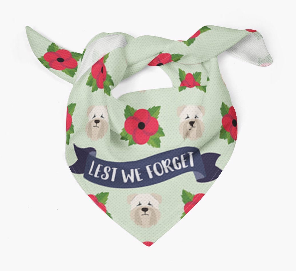 'Lest We Forget' - Personalised {breedFullName} Remembrance Day Banana