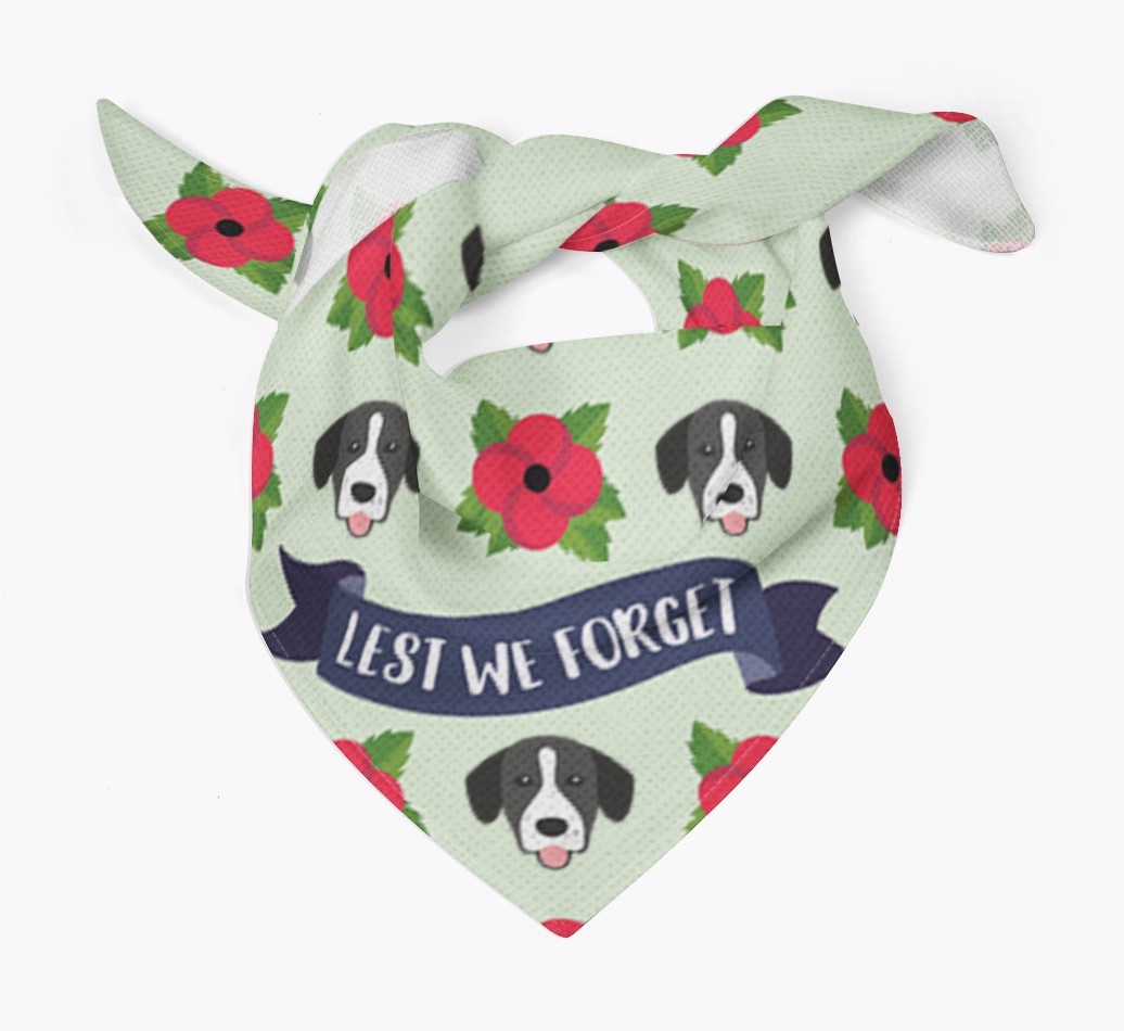 'Lest We Forget' - Personalised {breedFullName} Remembrance Day Banana