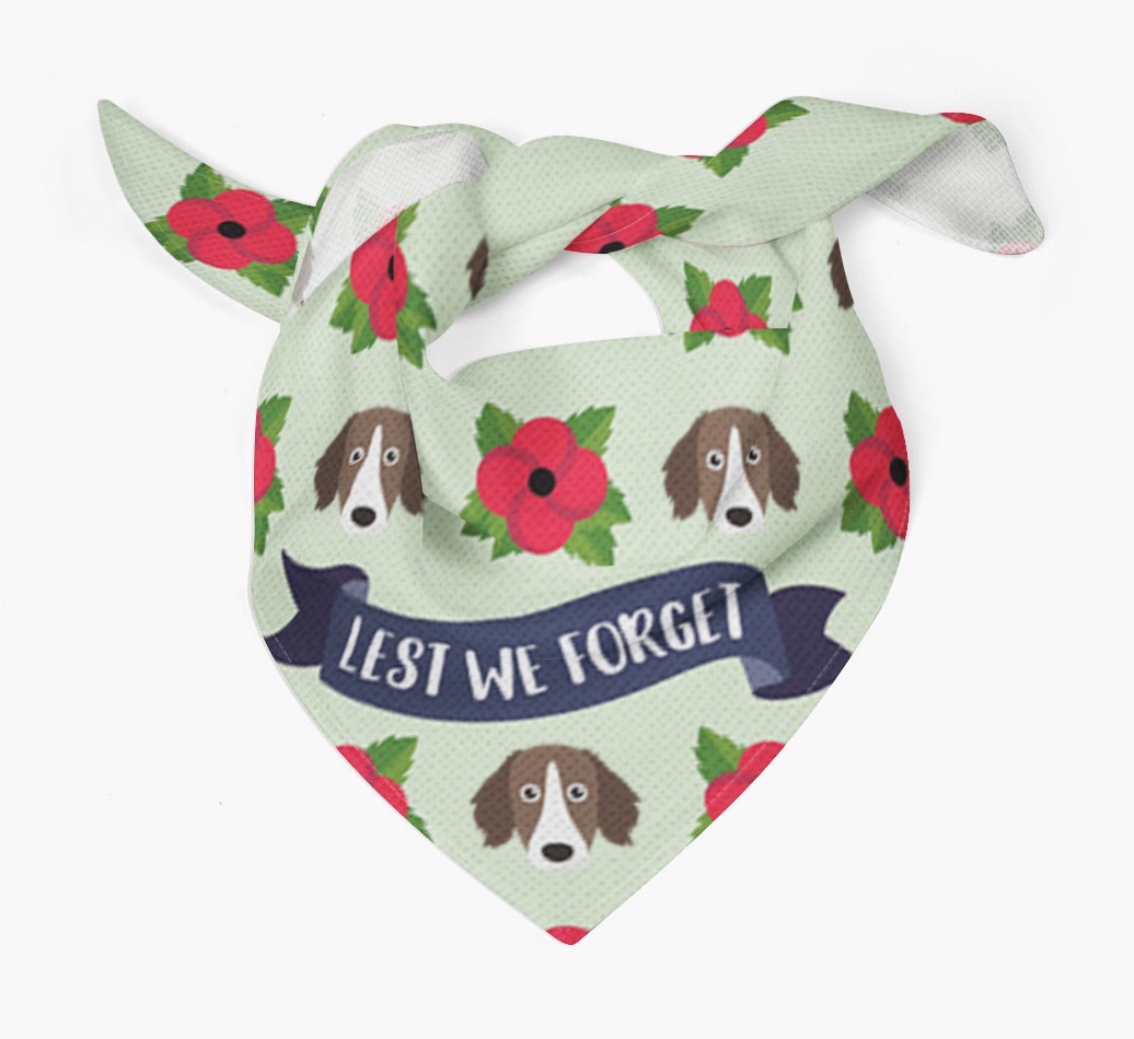 'Lest We Forget' - Personalised {breedFullName} Remembrance Day Banana