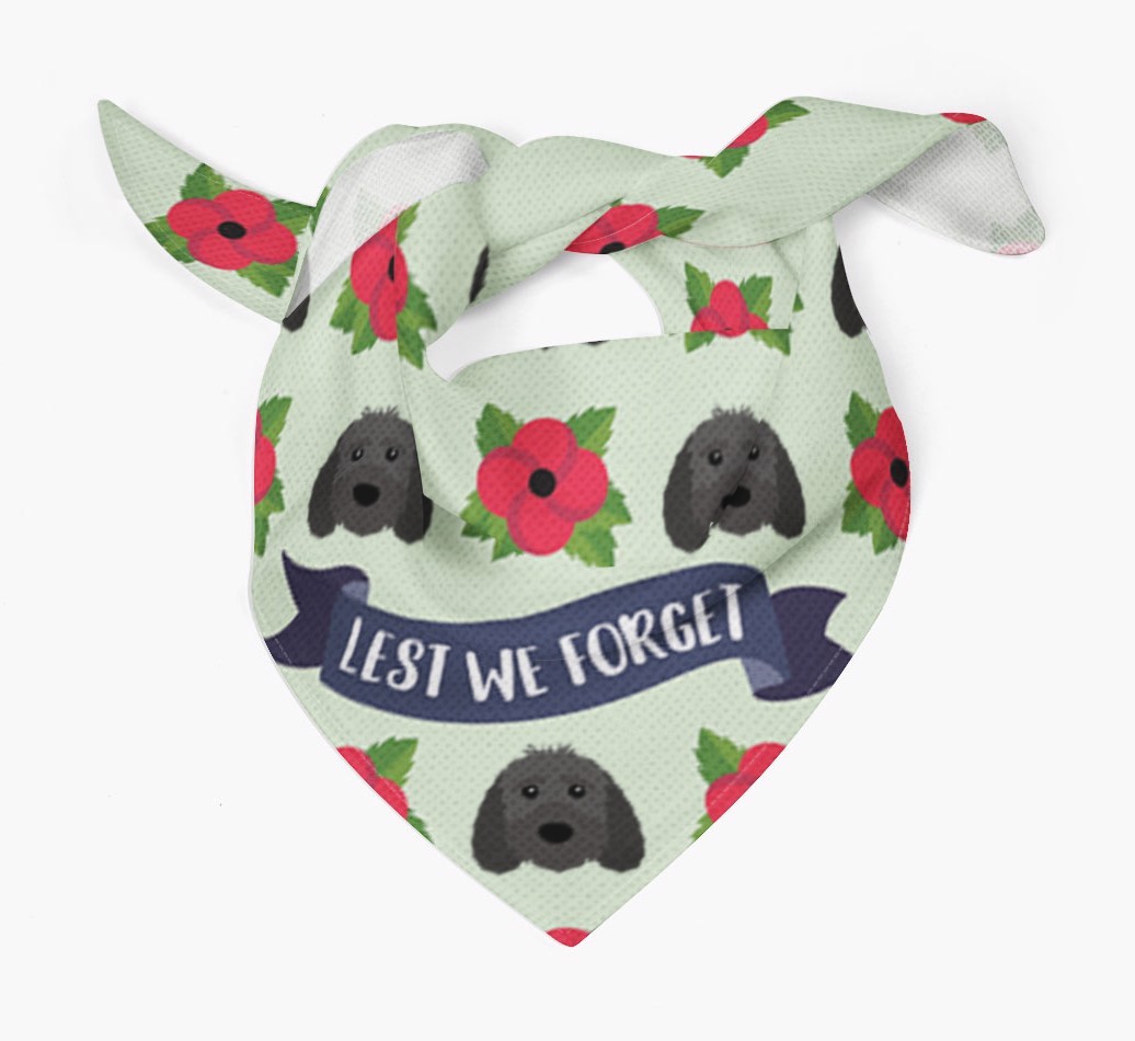 'Lest We Forget' - Personalised {breedFullName} Remembrance Day Banana