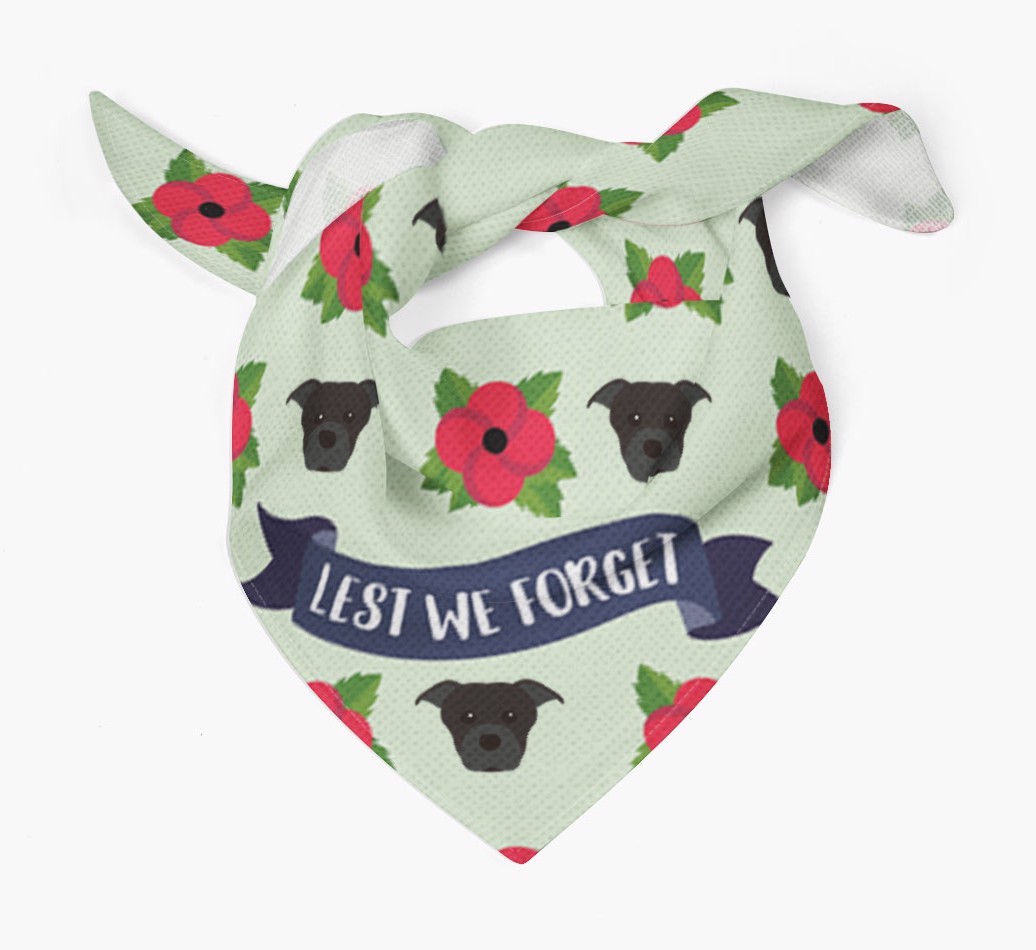 'Lest We Forget' - Personalised {breedFullName} Remembrance Day Banana