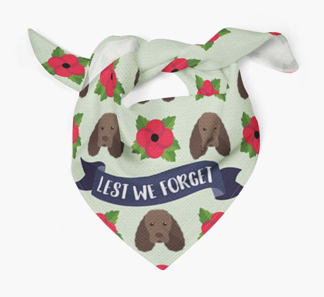 'Lest We Forget' - Personalised {breedFullName} Remembrance Day Banana