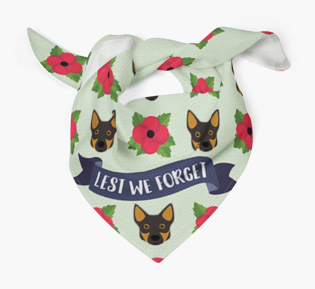 'Lest We Forget' - Personalised {breedFullName} Remembrance Day Banana