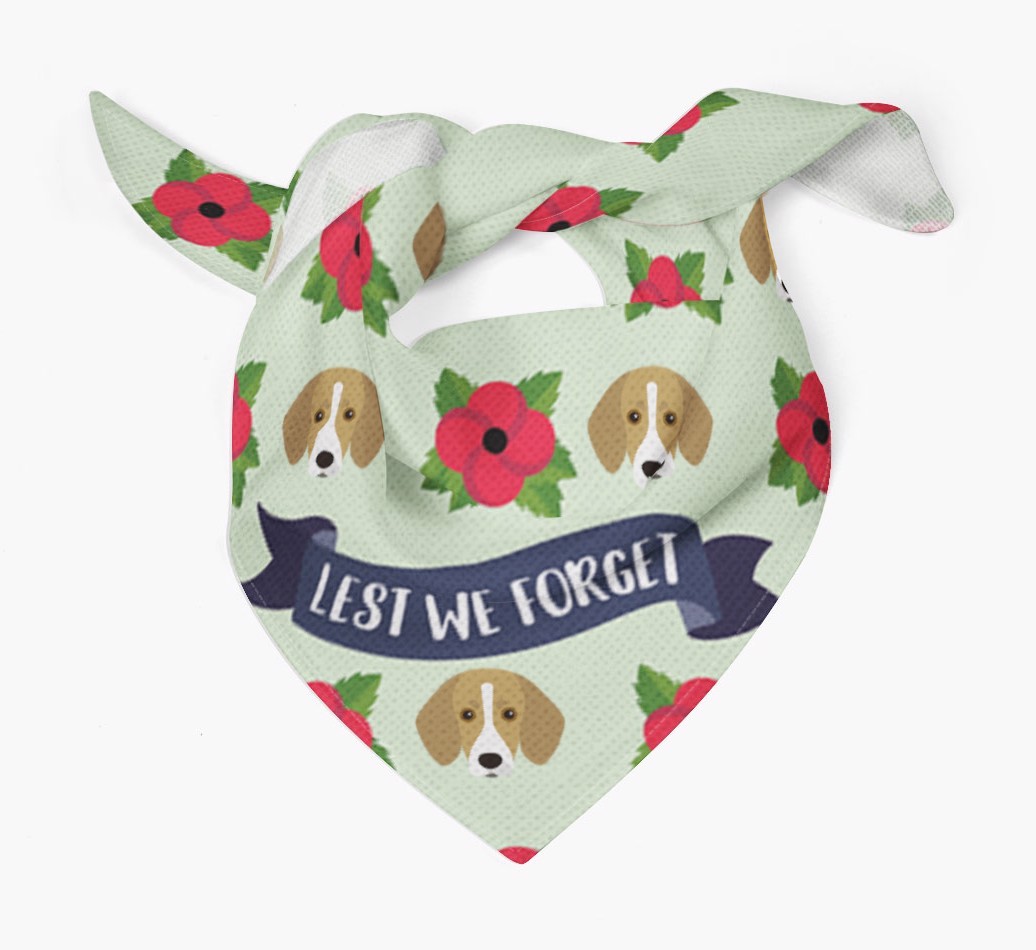 'Lest We Forget' - Personalised {breedFullName} Remembrance Day Banana