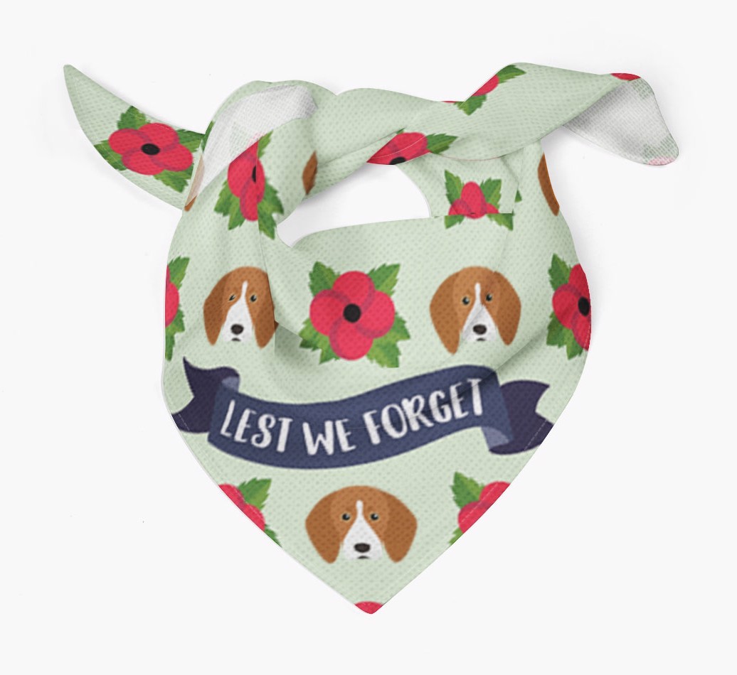 'Lest We Forget' - Personalised {breedFullName} Remembrance Day Banana