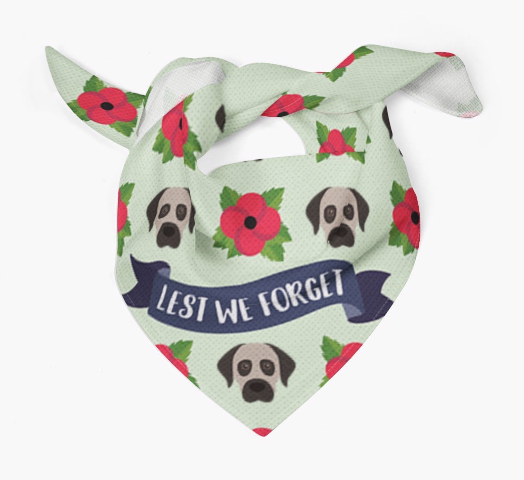 'Lest We Forget' - Personalised {breedFullName} Remembrance Day Banana