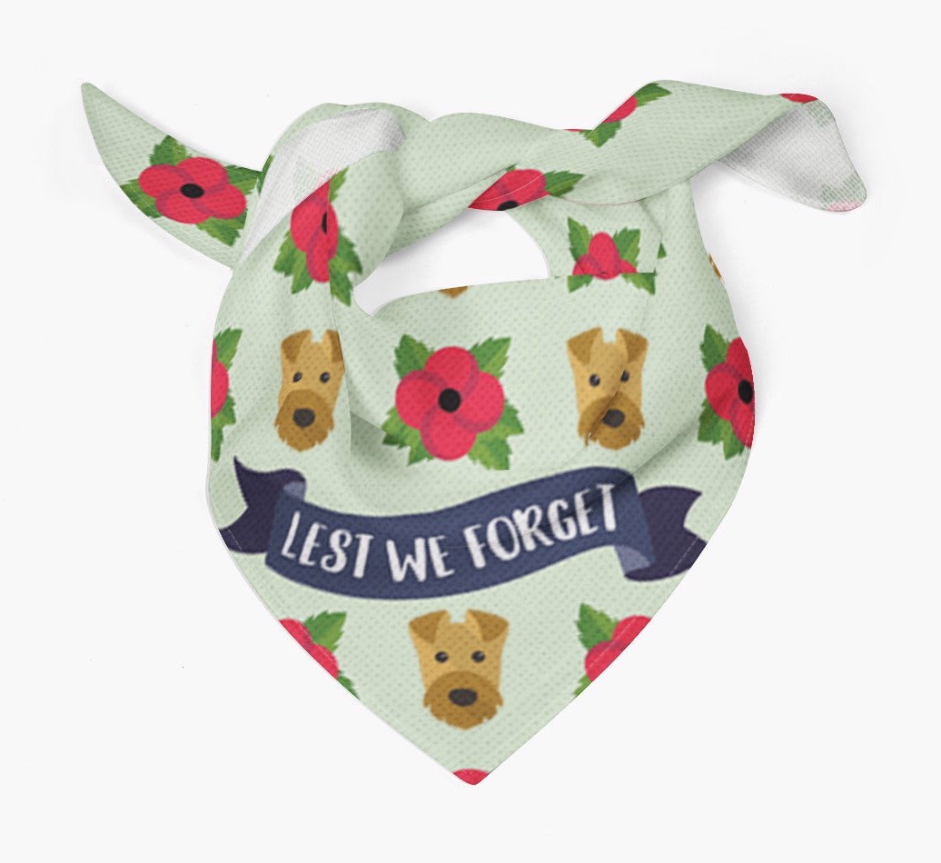 'Lest We Forget' - Personalised {breedFullName} Remembrance Day Banana