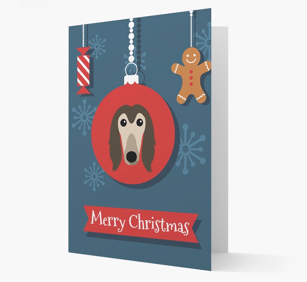 {breedCommonName} Ornament Christmas Card
